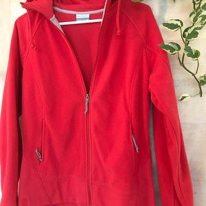 Women's Full Zip Fleece Jacket with Hoodie